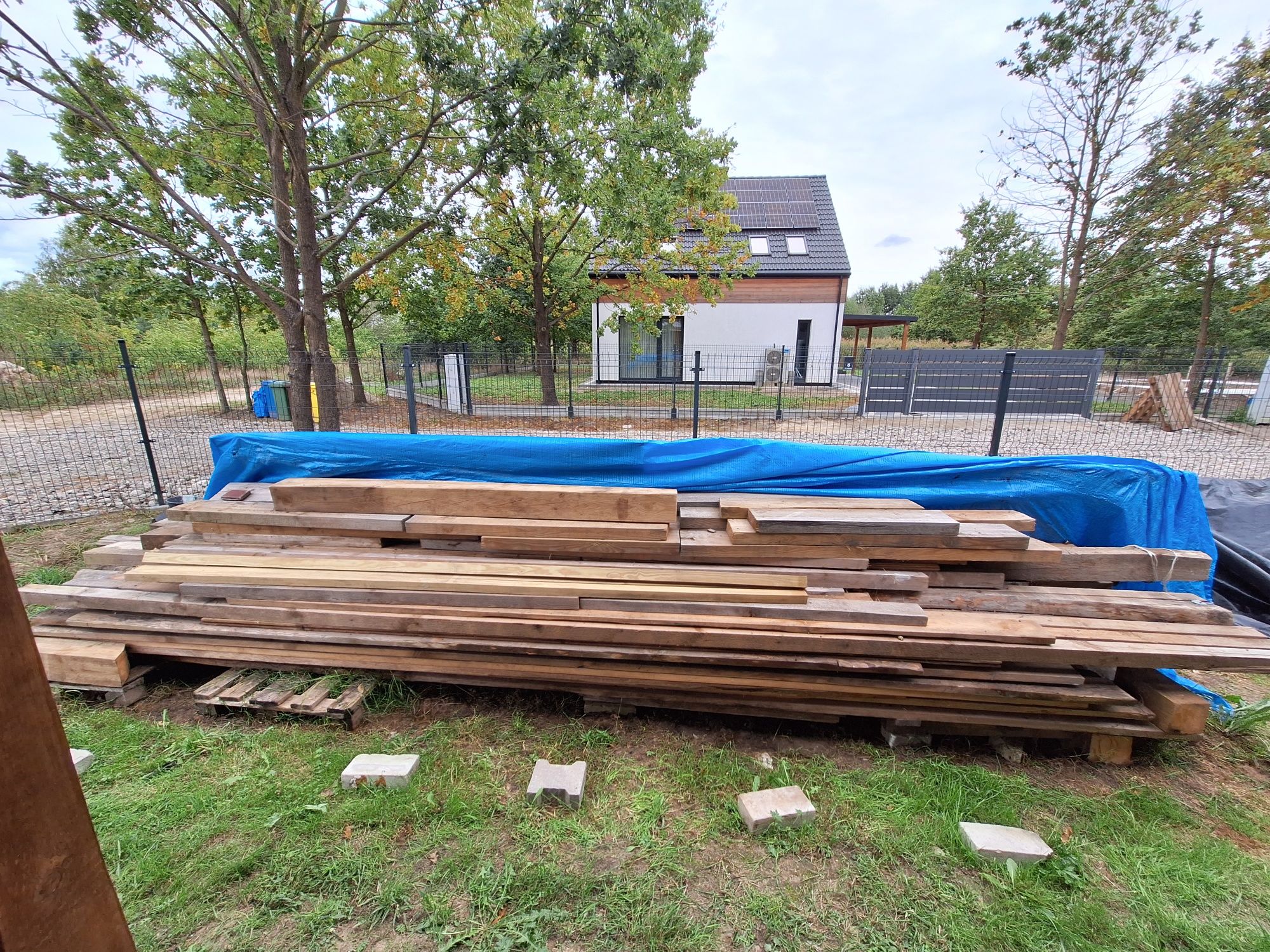 Drewno konstrukcyjne i opałowe ~4m³