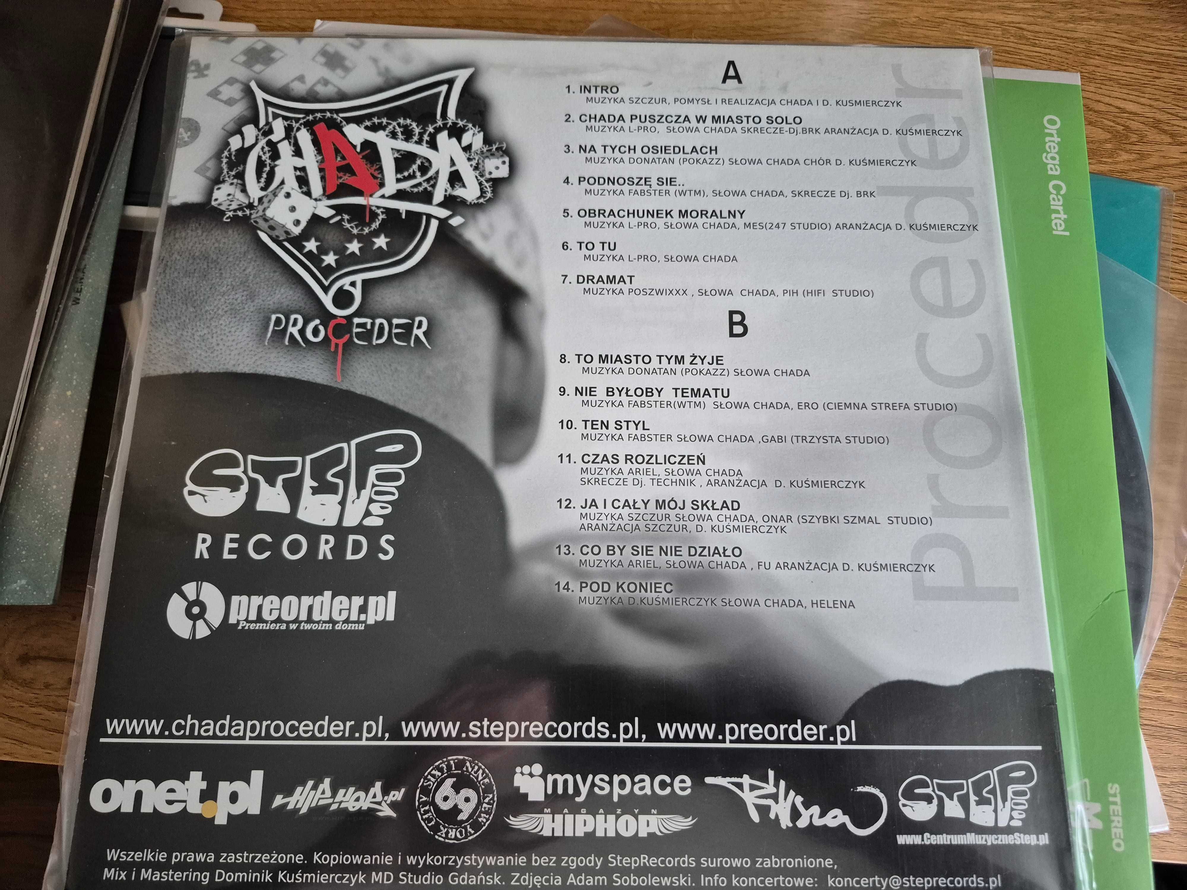 Chada Proceder LP 1sze wydanie autograf nowa