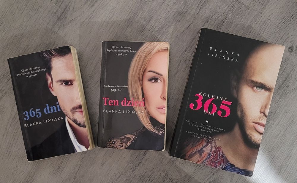 3 książki za 25 zł. 365 dni, Ten dzień, Kolejne 365 dni Blanka Lipi