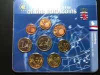 Set Anual Euros Luxemburgo 2002 UNC com Blister