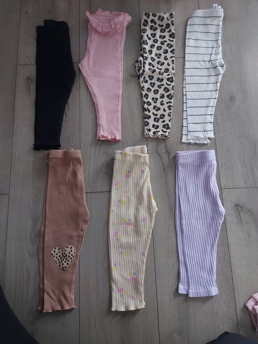 Spodnie legginsy dla dziewczynki 80/86