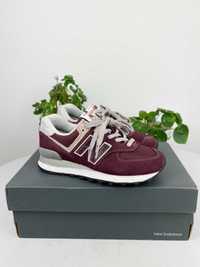 białe szare bordowe buty new balance nb 574 r. 36