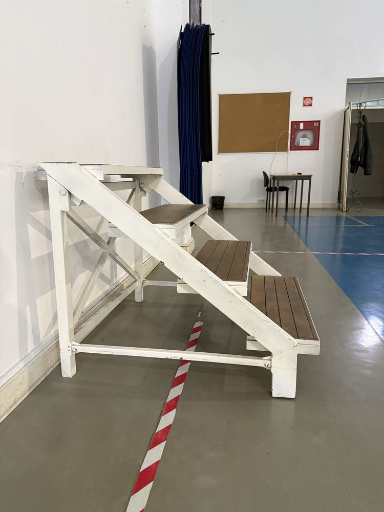 Escadas de ringue/palco