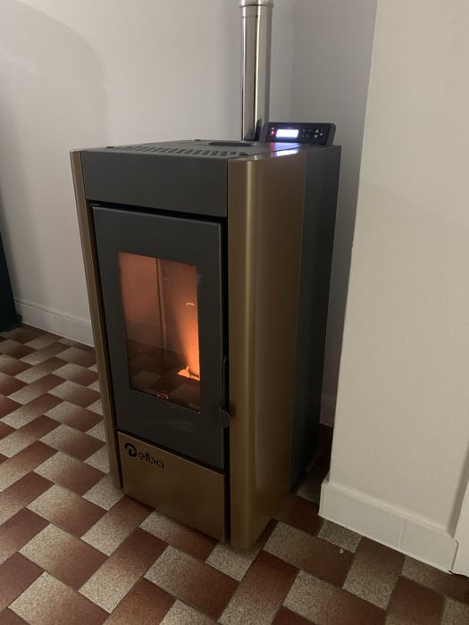 Salamandra a pellets - pouco usada