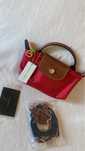 Longchamp xs vermelho bordeaux