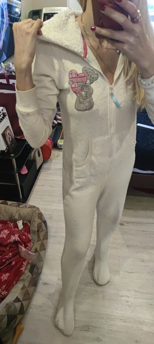 Теплый комбинезон для дома