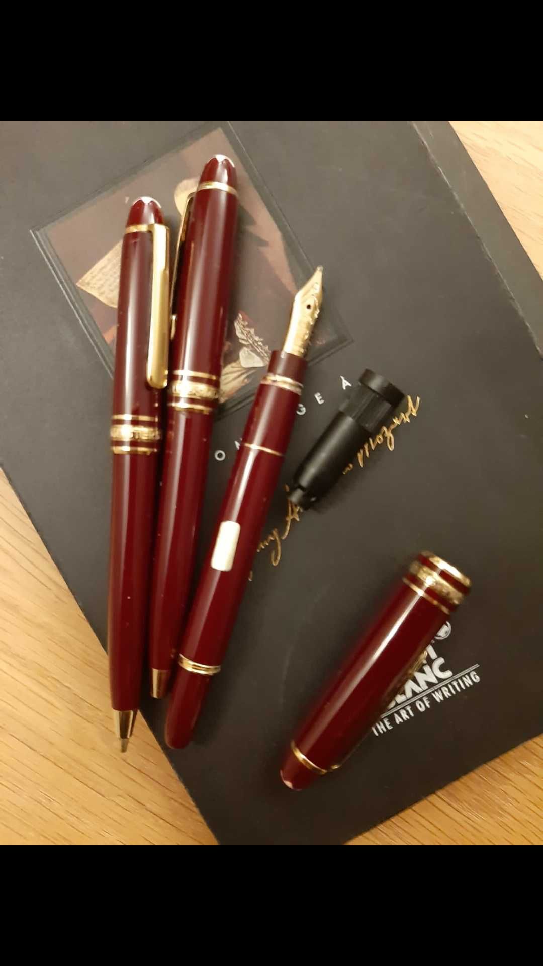 Canetas edição especial Mont Blanc com caixa original