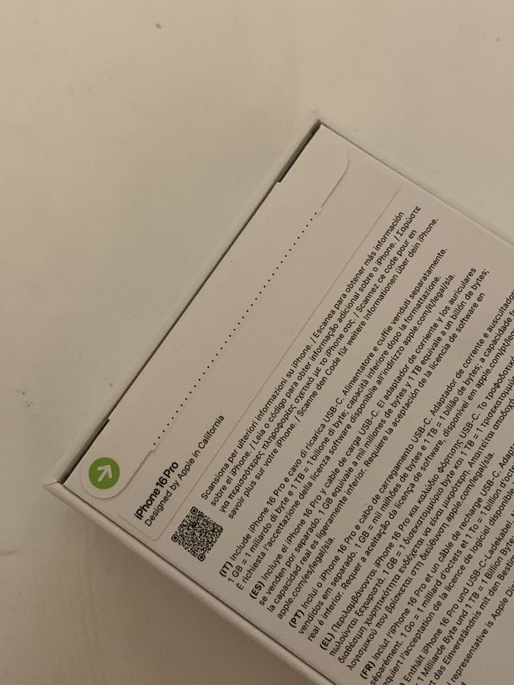 iPhone 16 Pro 256GB - Titanio Branco