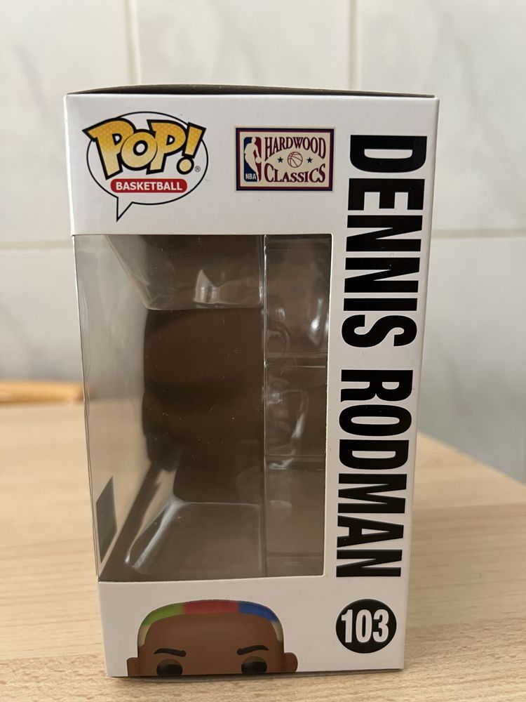 Caixa funko pop Dennis Rodman