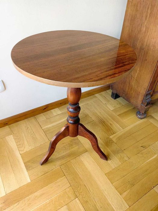 Stolik drewniany okrągły