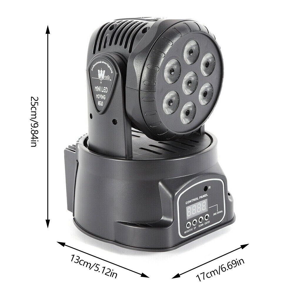 Robo Moving Head Wash Led RGBW NOVO com Comando Wireless