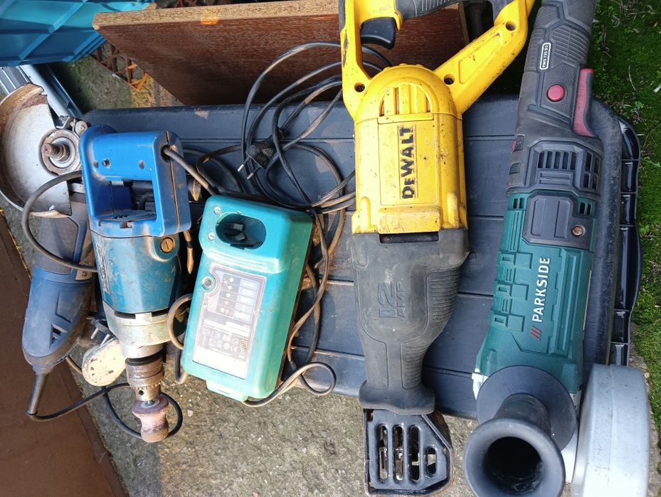 Narzędzia elektryczne DeWalt parksajde itp całość pakiet