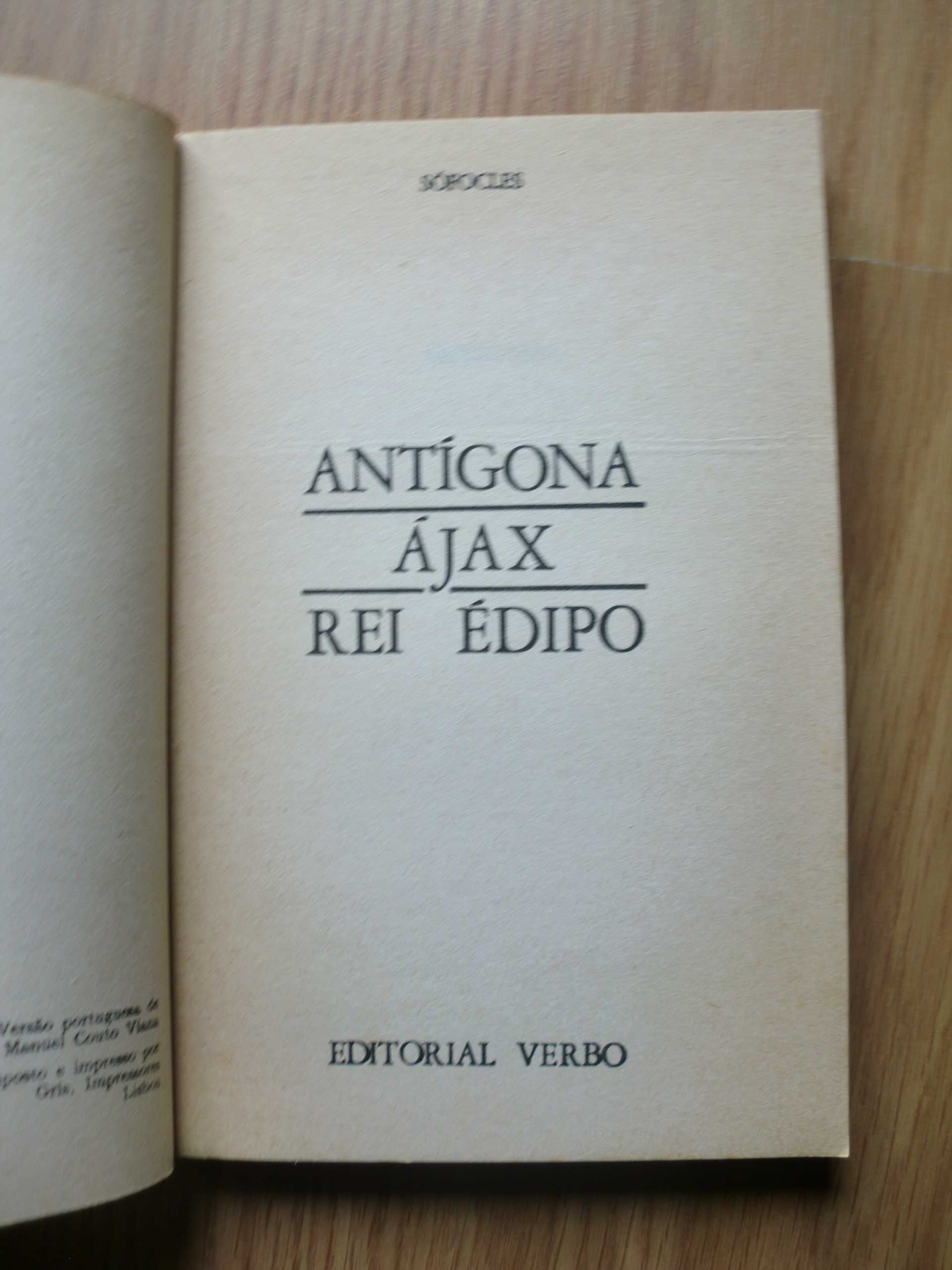 Antígona, Ájax, Rei Édipo
de Sófocles