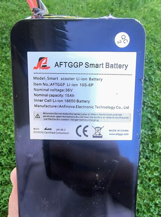 Bateria akumulator do hulajnogi elektrycznej  36V / 15Ah +ładowarka gr