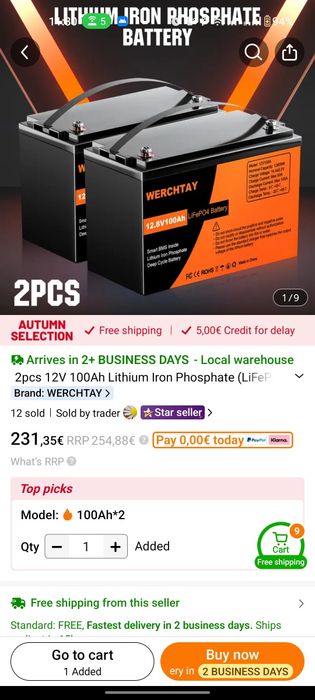 Акумулятори datouboss LiFePO4 літій залізо фосфат