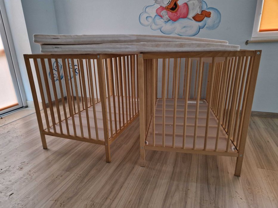 Łóżeczko dziecięce drewniane ikea