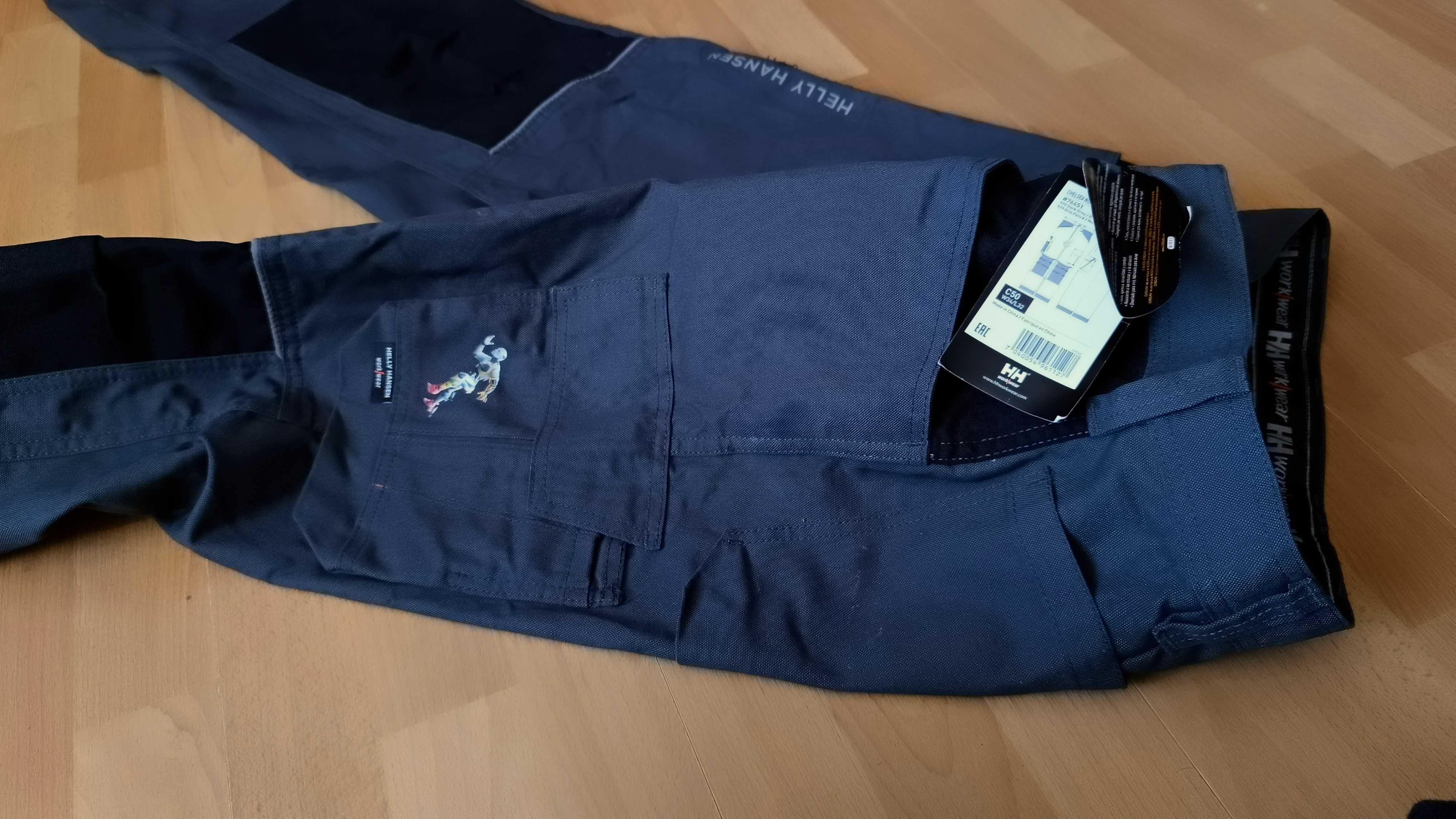 Męskie spodnie HELLY HANSEN CHELSEA WORKPANT r.L(50) nowe stan idealny