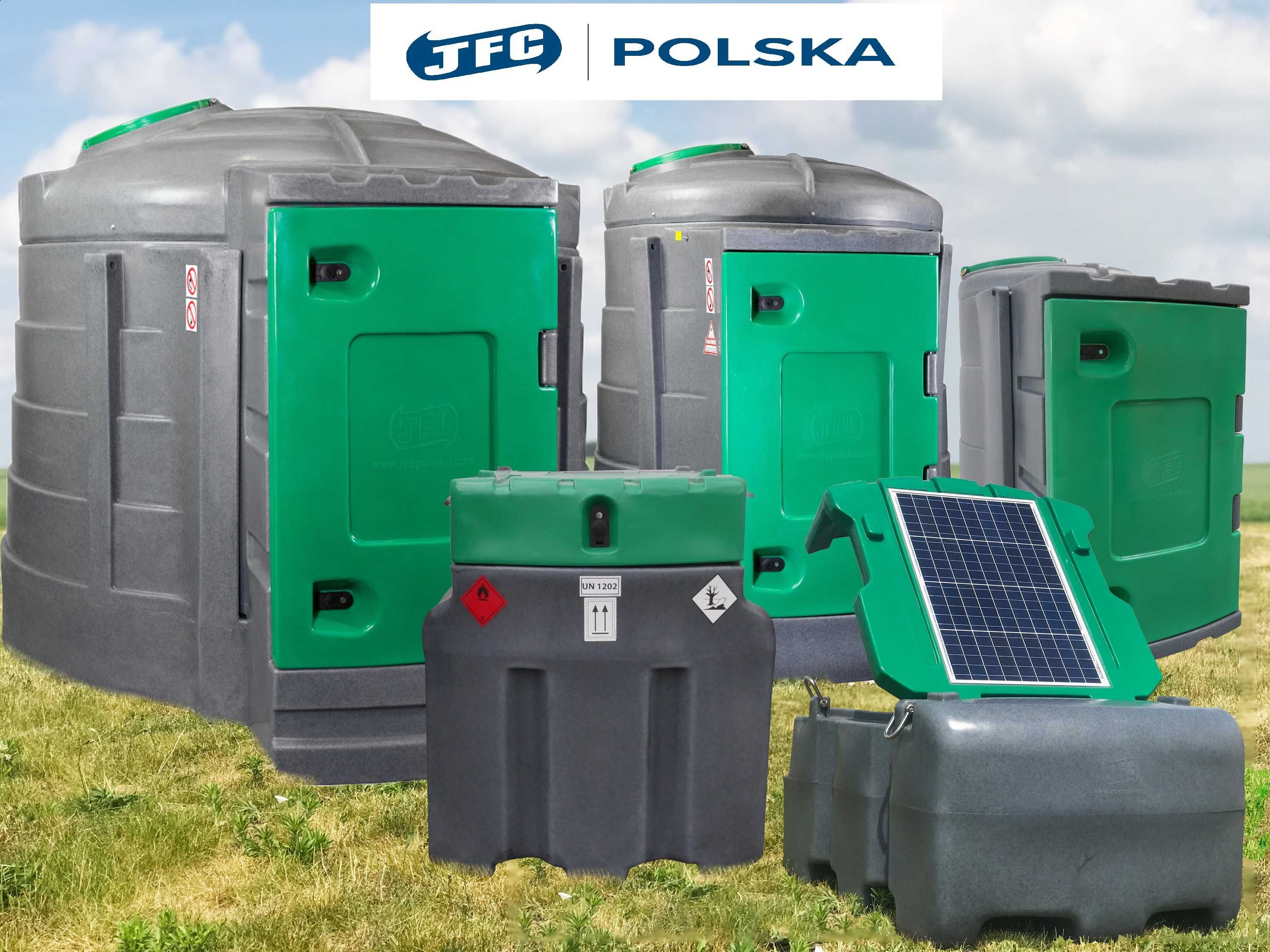 Zbiornik 2500l ON JFC Polska dwu płaszczowy na olej napędowy ATEST