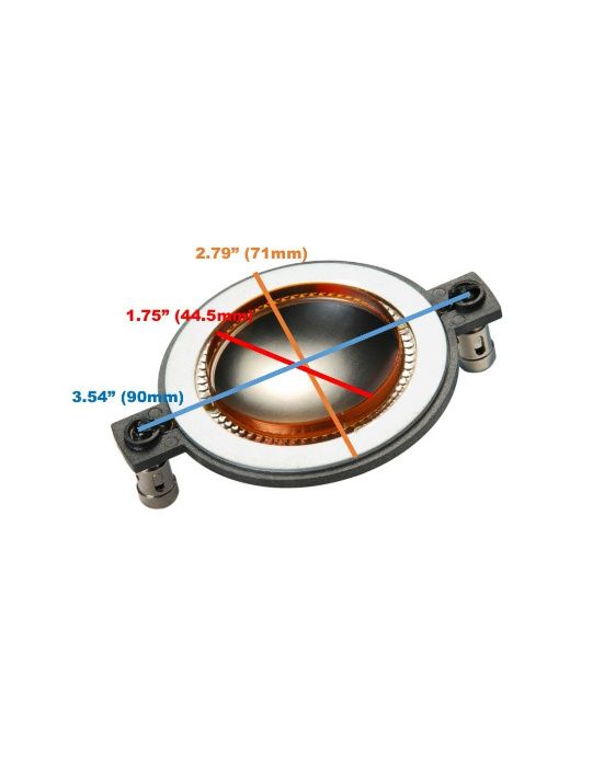 Membrana para Mackie 1701 SRM-450 C300Z SR-1522z Diaphragm