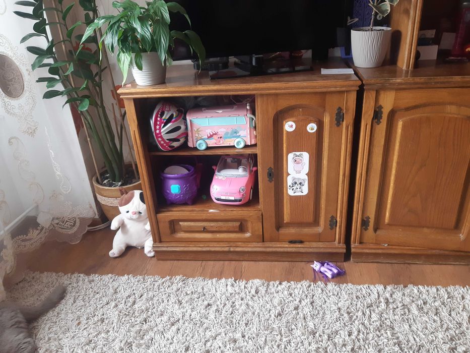 komoda dębowa szafka pod telewizor