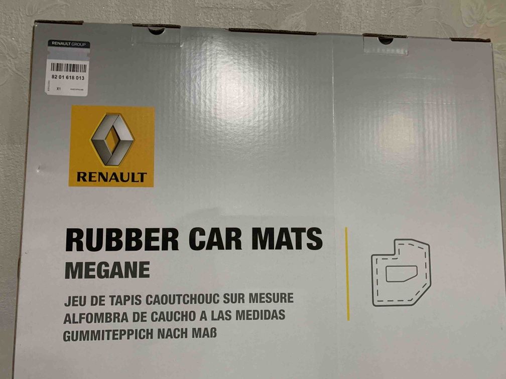 Комплект ковриков салон на (Рено Меган 4) Renault Megane IV 2022
