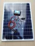 Комплект Сонячна панель 50watt + контролер заряду + комутація