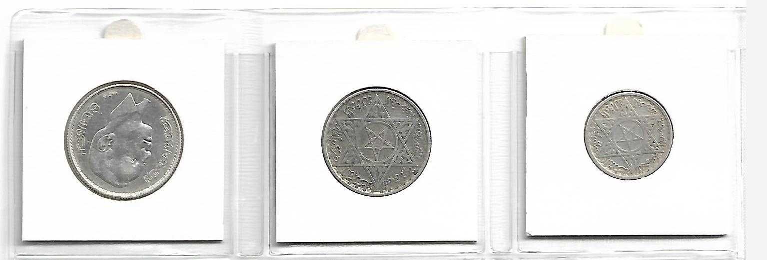 Moedas de prata de Marrocos (12] sec XIX e XX