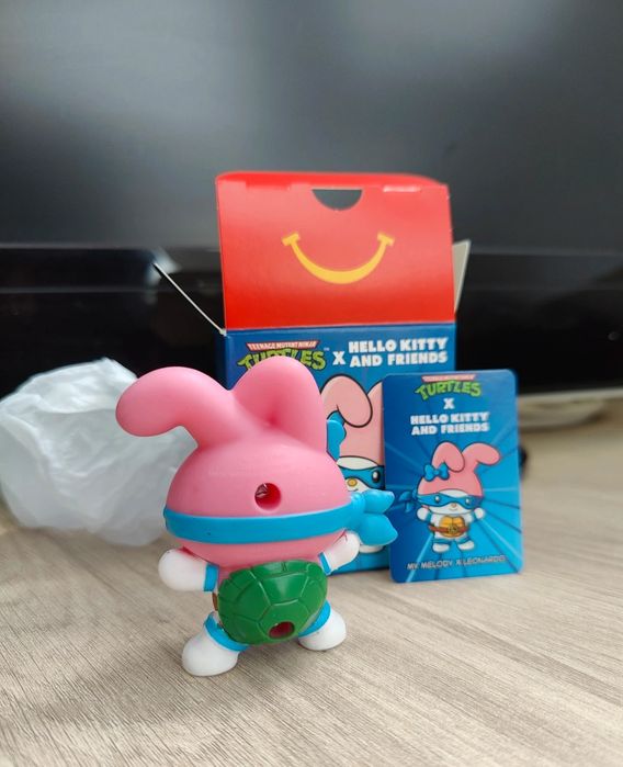 Figura My Melody x Leonardo | TMNT x Hello Kitty&Friends | McDonald's