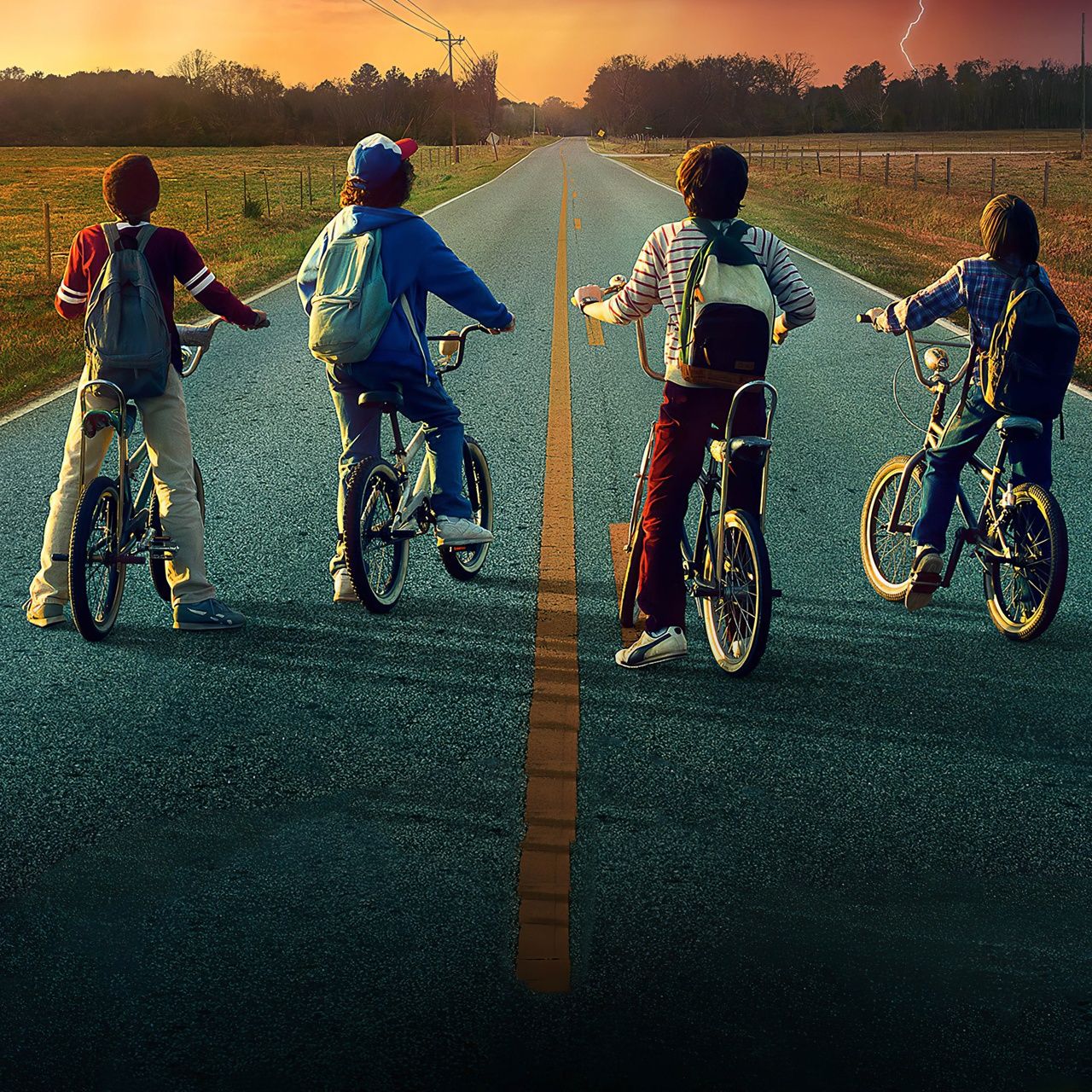 Дивні Дива, Stranger Things, постер, картина на полотні
