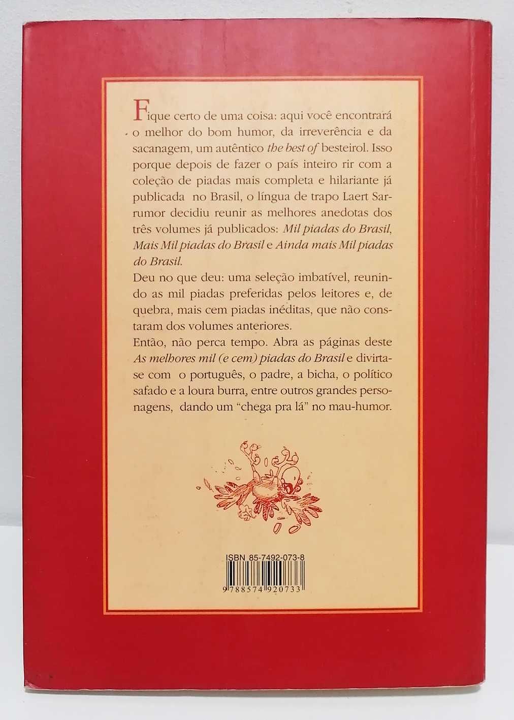 Livro - As melhores mil e cem piadas do Brasil