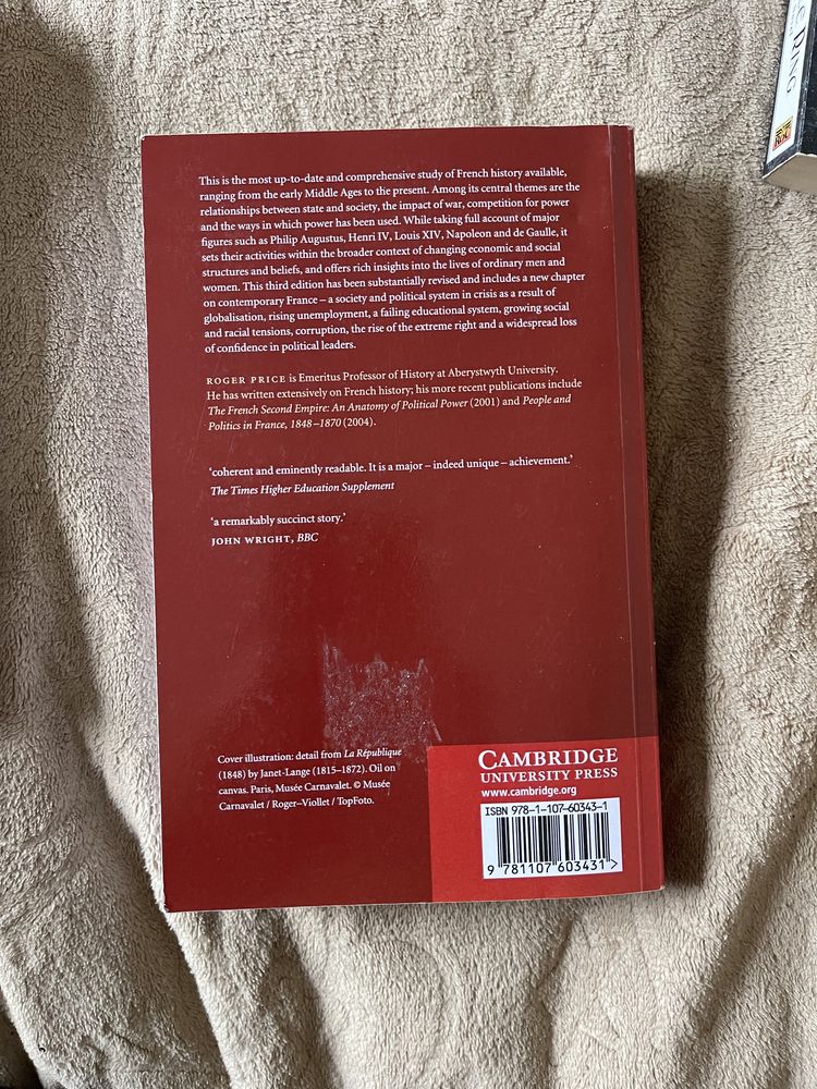 Книга Roger Price A Concise History of France історія Франції