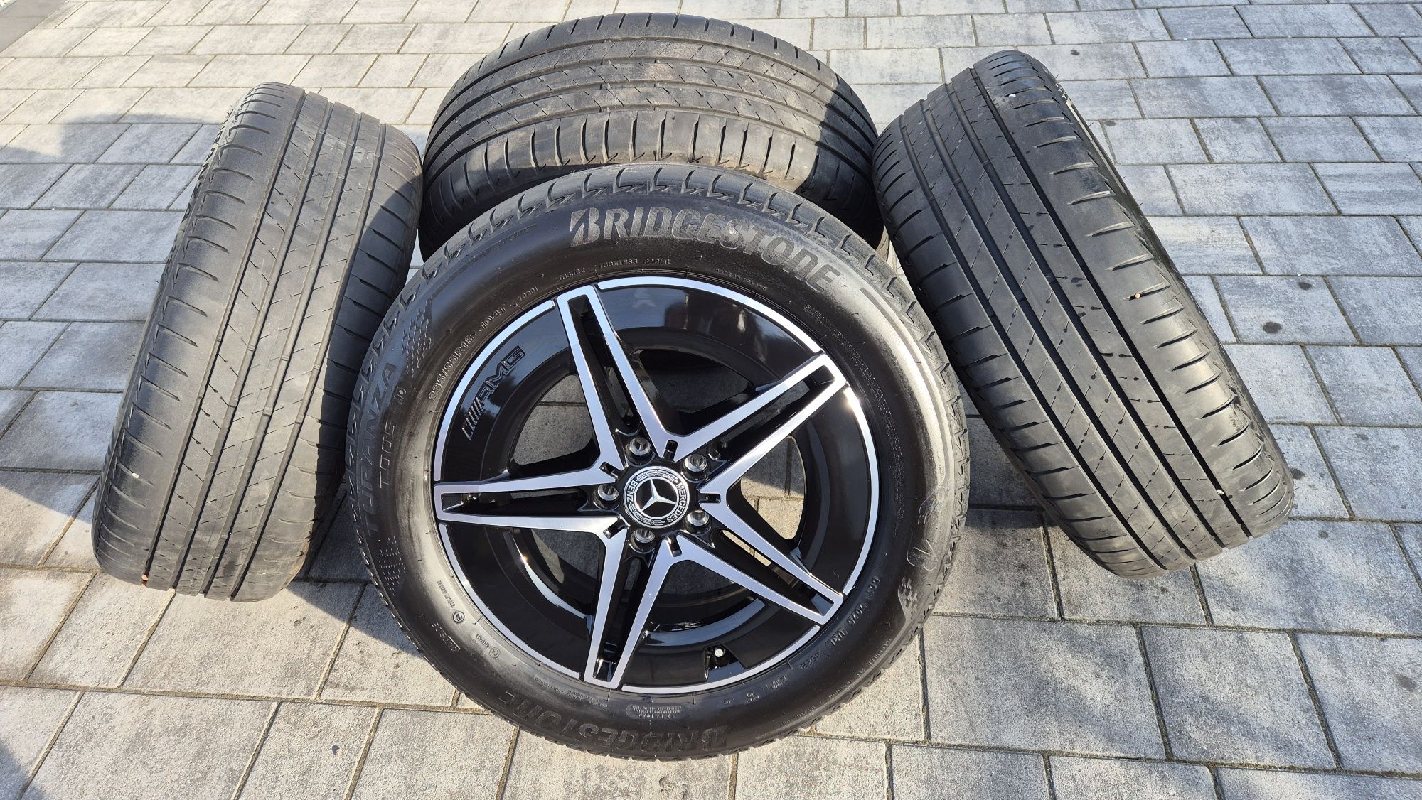 Alufelgi 5x112 Mercedes GLC AMG R18 koła, opony 235/55 R18