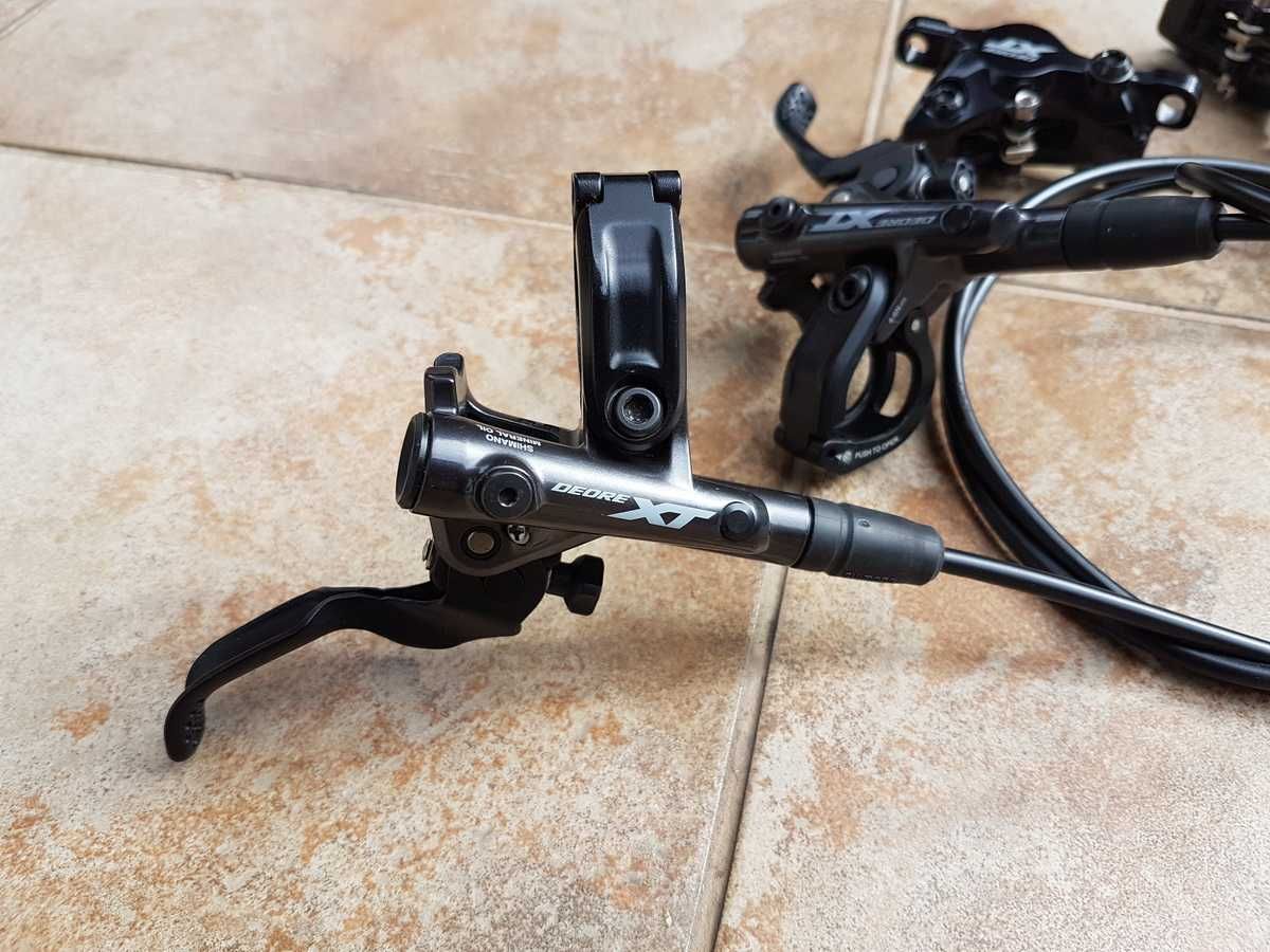hamulce tarczowe Shimano DEORE XT, BL-M8100, BR-M8100, komplet
