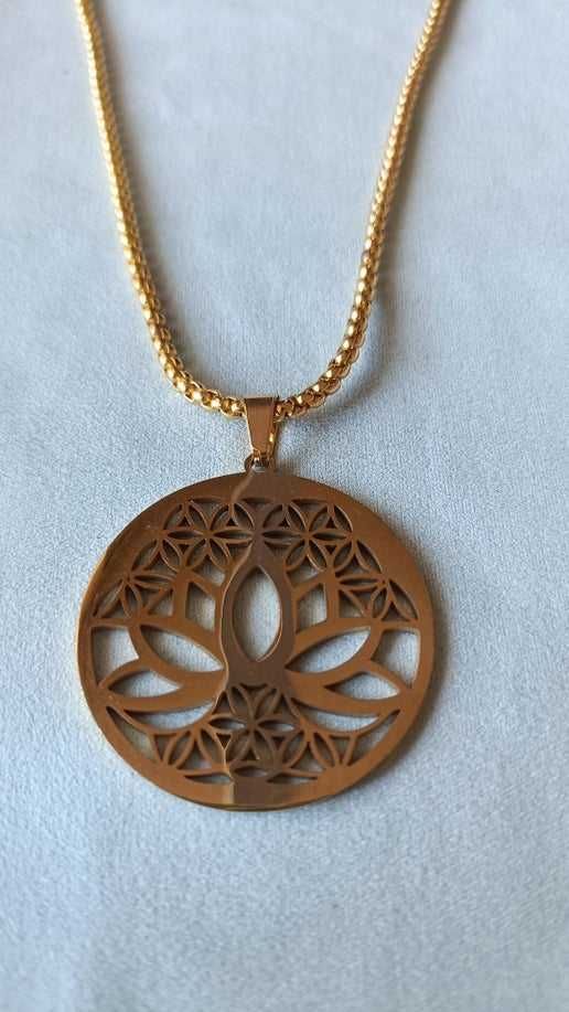Medalhão Flor de lótus