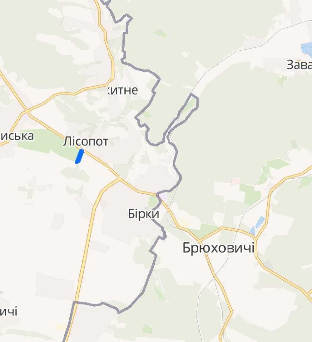 Продаж земельної ділянки с. Лісопотік