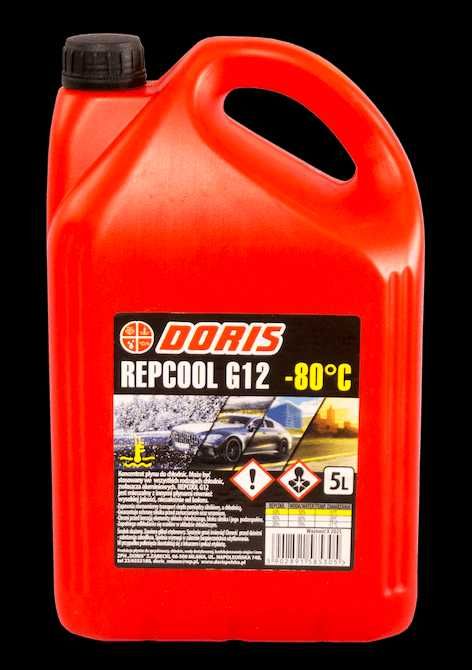 Koncentrat płynu do chłodnic czerwony REPCOOL G12 -80C 5L