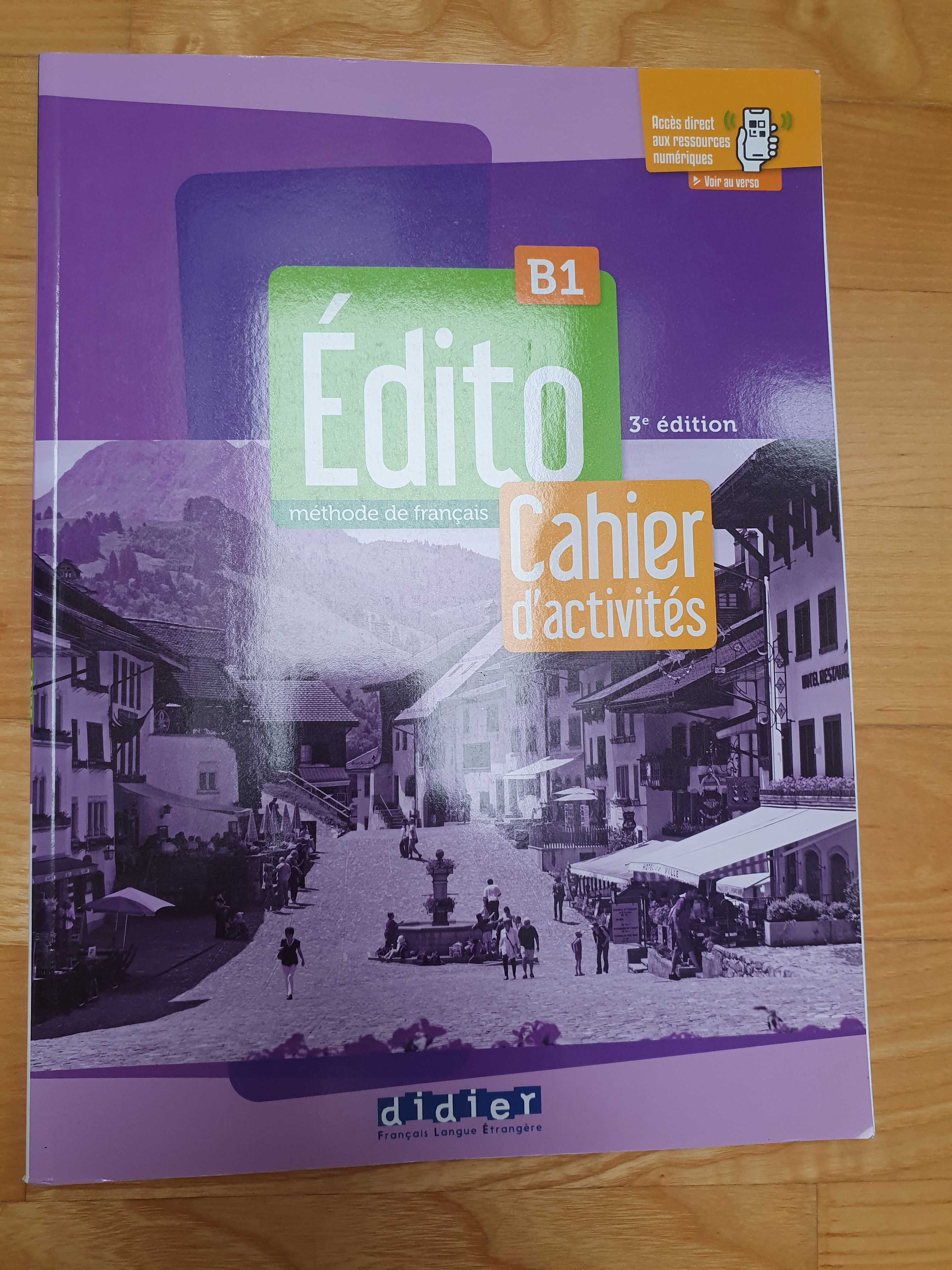 Nowy  zeszyt ćwiczeń z języka francuskiego Edito B1