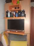 Estudio com 3 camas com modulo de 3 gavetoes e outro de guarda vestido
