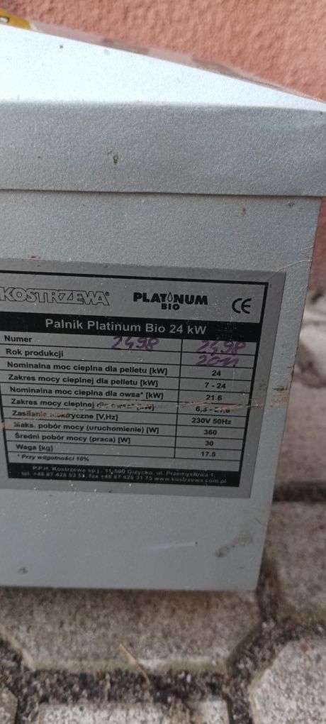 Palnik na pellet 24 kw