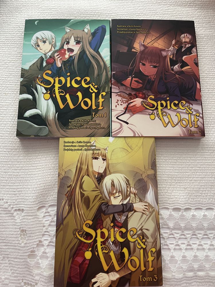 Komiksy Spice and Wolf 1,2,3