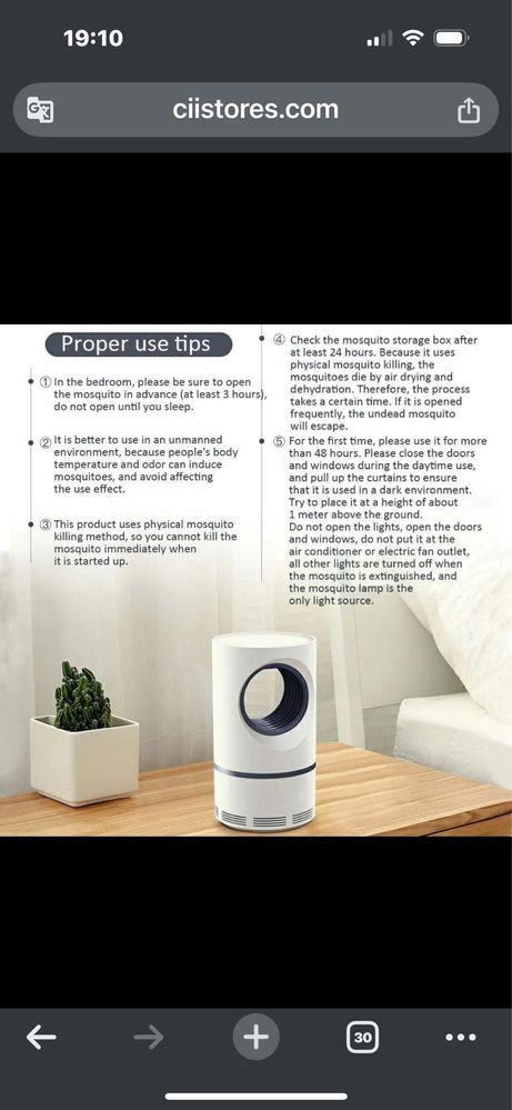 USB Mosquito Killer Lampka kontrolna szkodników