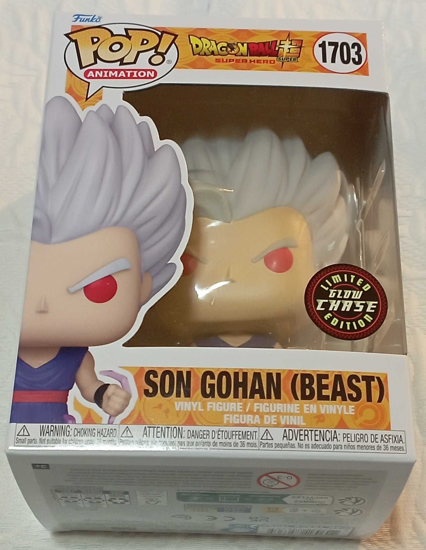 funko pop dragon ball super heroes 1703 son gohan (beast) chase