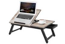SONGMICS LLD105W01 Stolik/stojak pod laptopa taca śniadaniowa greige