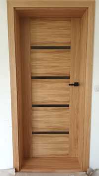Drzwi na wymiar drewniane wewnętrzne dąb jesion