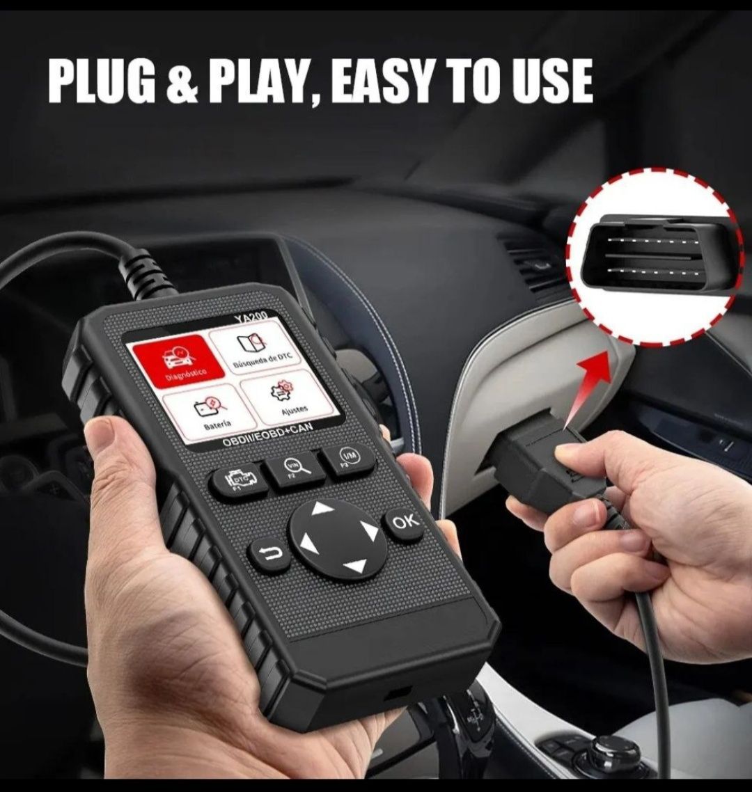 Автосканер OBD2  Kingbolen YA 200 з дисплеєм