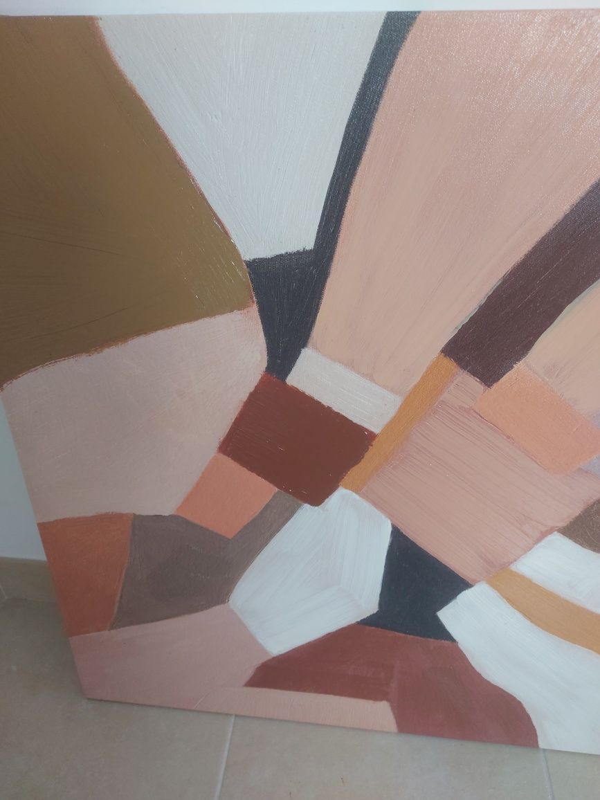 Quadro abstrato como novo