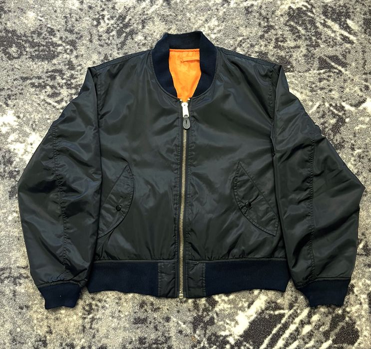 дутый бомбер MA-1 opium alpha industries