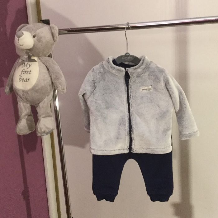 komplet spodenki i bluza dla chłopca 6 miesięcy