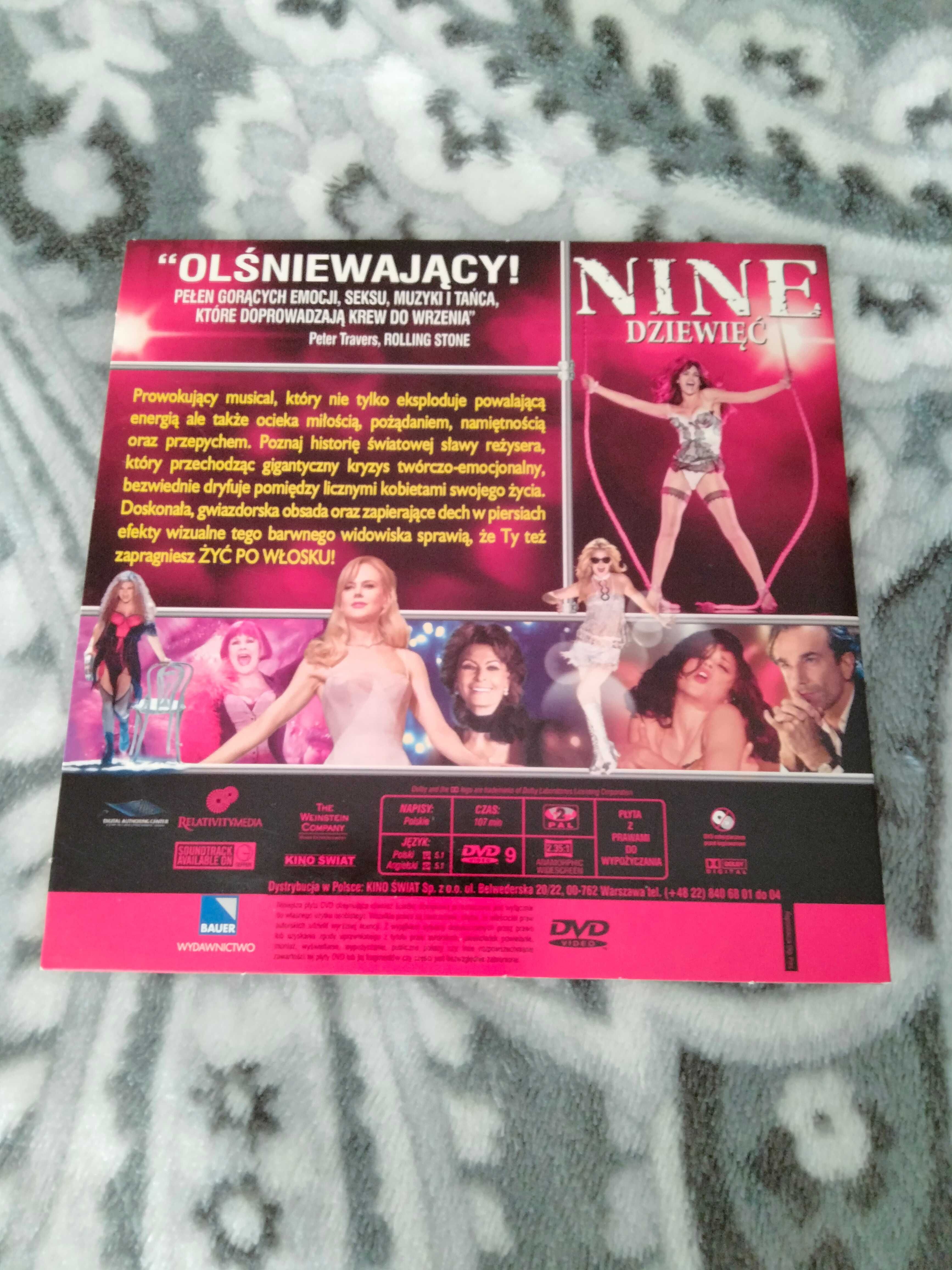 DVD z musicalem "Nine"