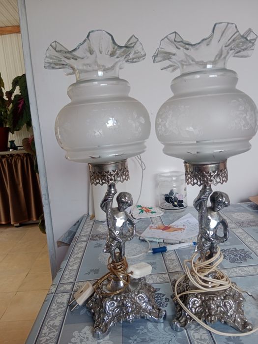 Conjunto candeeiros em